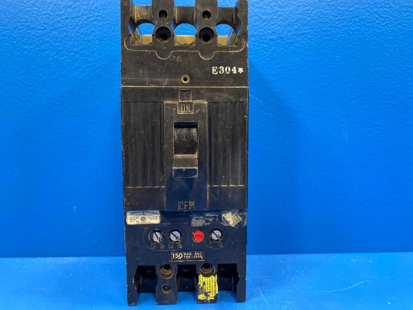 General Electric TFJ236150 150 Amp Circuit Breaker GE 600VAC 3-Pole 3-Phase