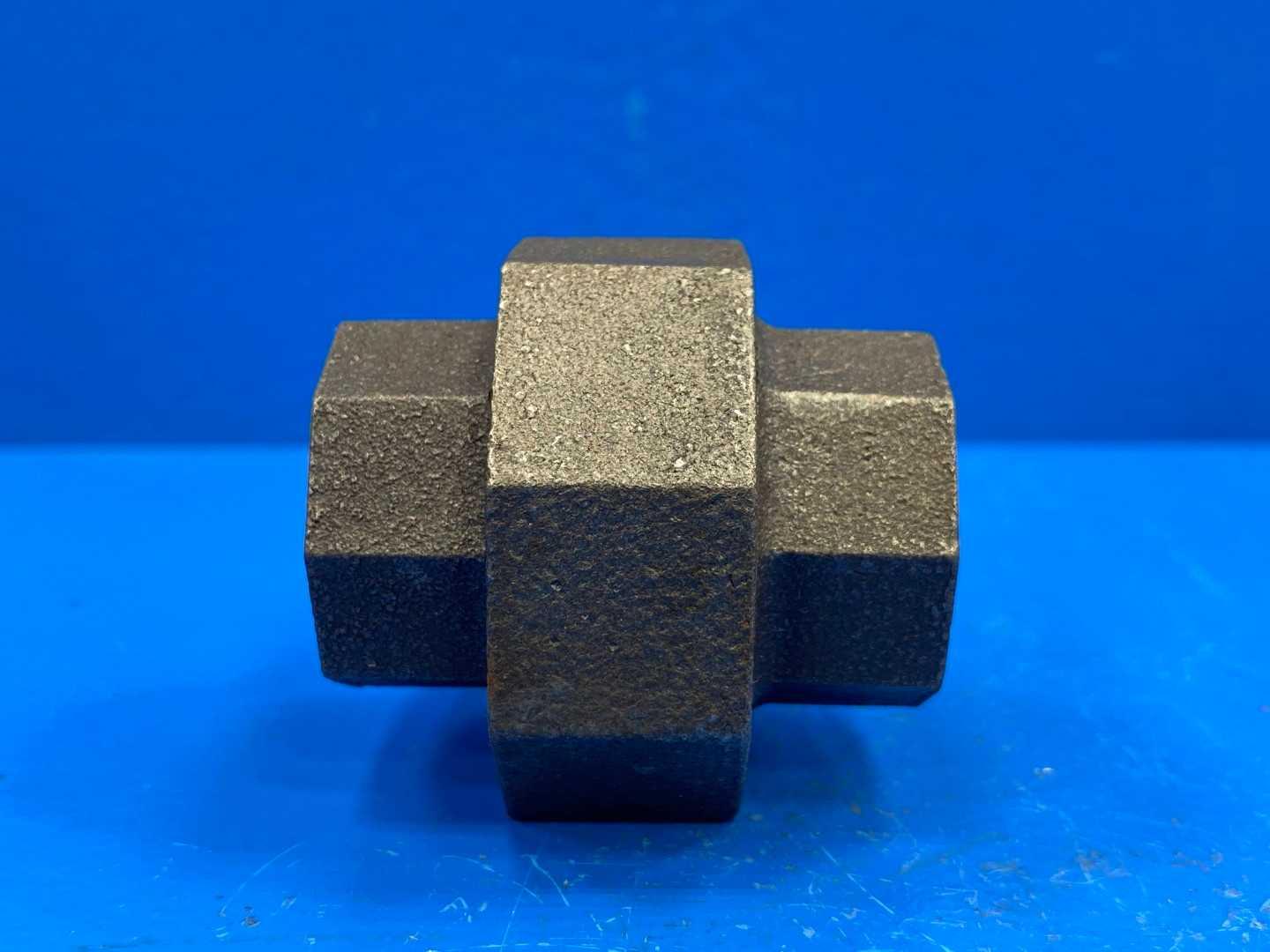 3/4" Class 150 Sch 40 Black Mal Iron Ground Joint Pipe Union (Domestic) (66344)