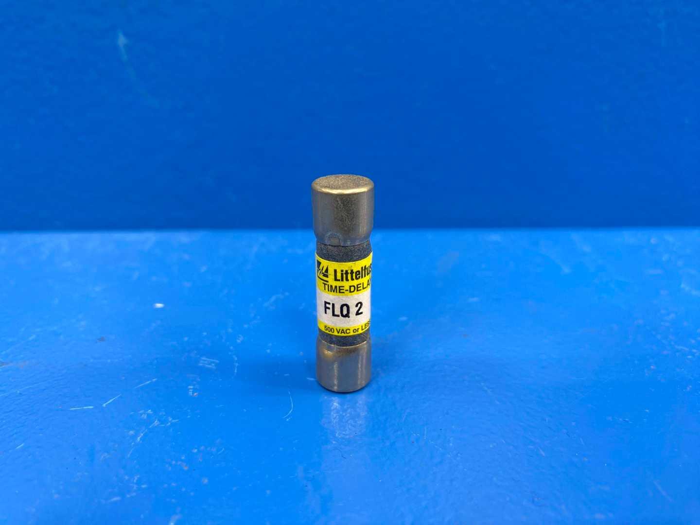 2 Amp Time Delay Fuse 500V Littelfuse FLQ-2