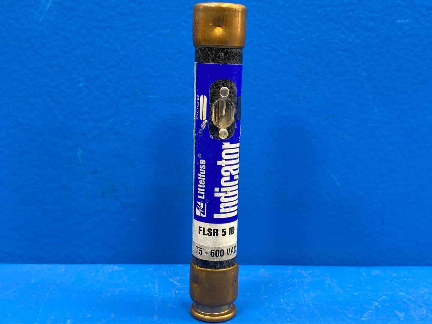 5 Amp Class RK5 Dual-Element Time Delay Fuse 600V Littelfuse POWR-GARD Slo-Blo FLSR-5-ID