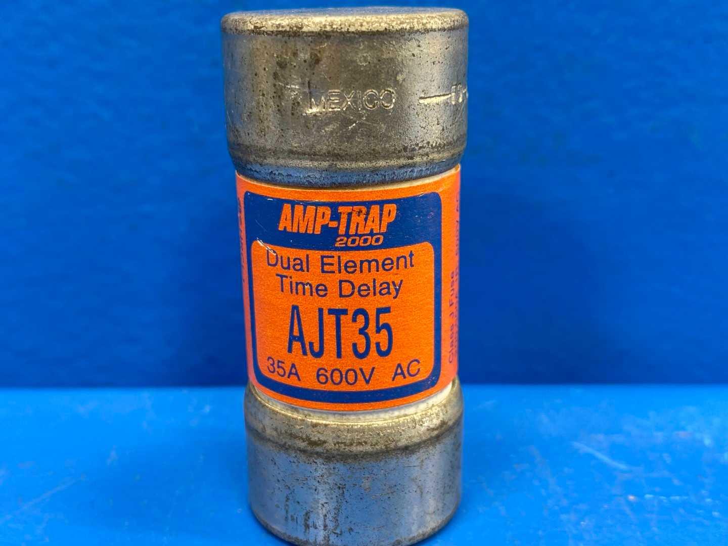 35 Amp Class J Time Delay Fuse 600V Mersen Amp-Trap 2000 AJT-35