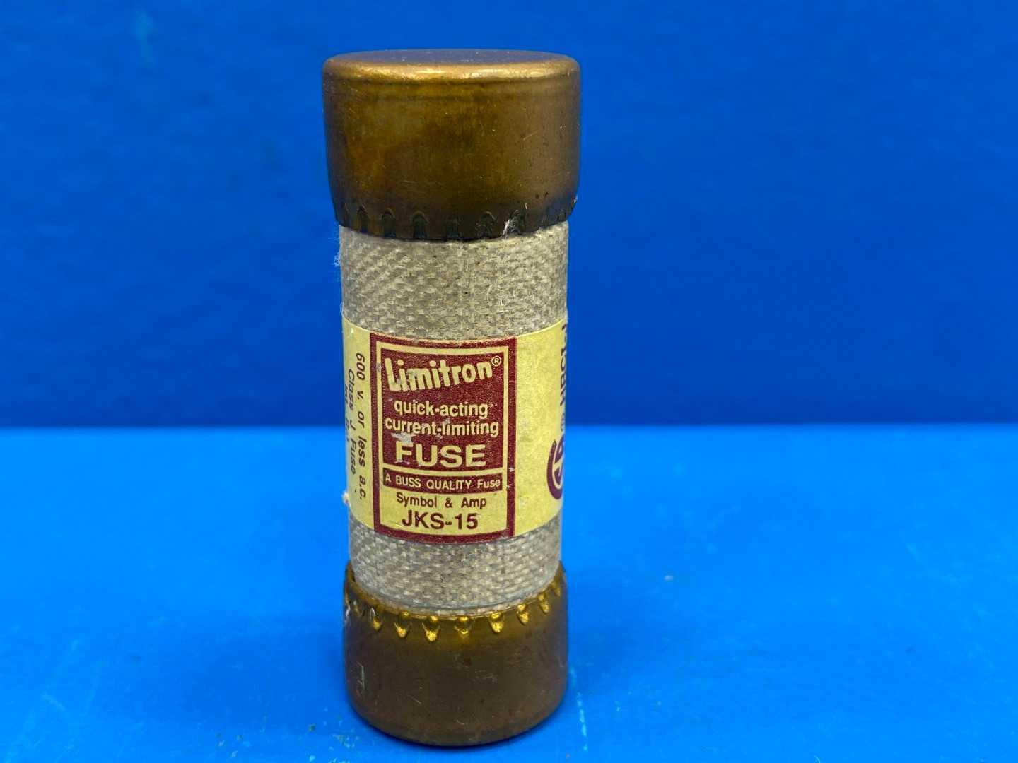 15 Amp Class J Fast-Acting Fuse 600V Bussmann Limitron JKS-15
