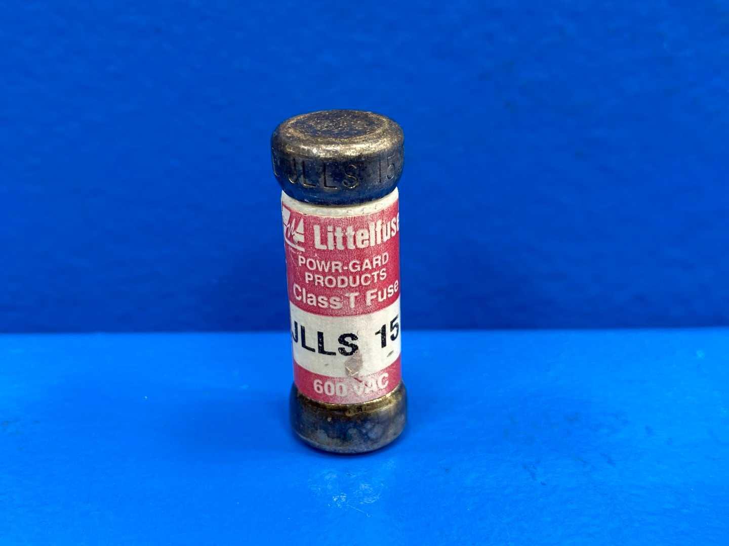 15 Amp Class J Time Delay Fuse 600V Littelfuse POWR-GARD JLLS-15