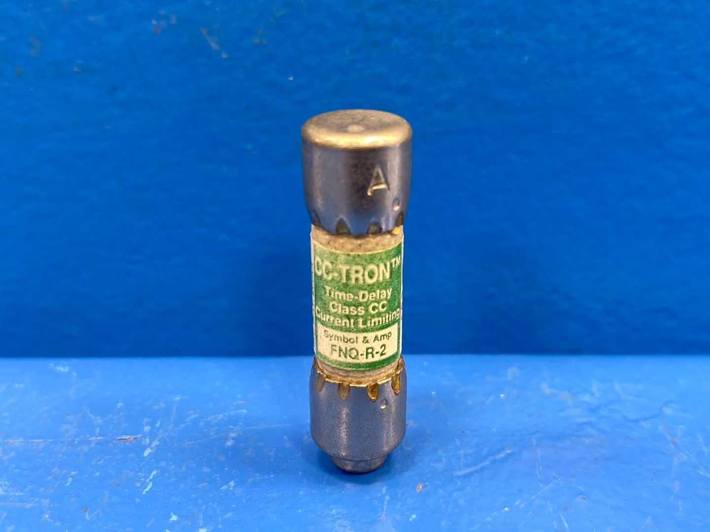 2 Amp Class CC Time Delay Fuse 600V Bussmann CC-Tron FNQ-R-2