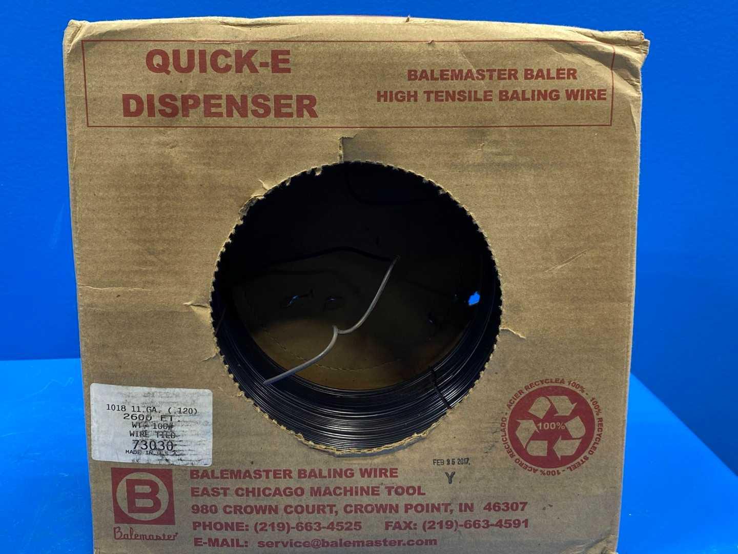 Balemaster Baling Wire 2600FT Wire Tie 73030 11GA (.120)
