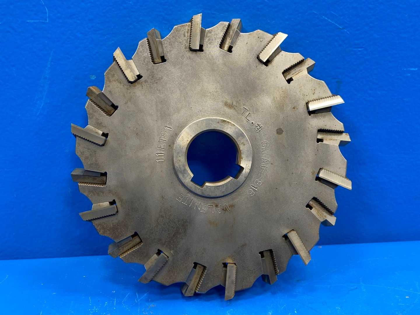 Valenite 1-3/4 Hole x 9" Diameter x 1" Thick x 20 Teeth Staggered Tooth Cutter - /4" Arbor, 9" , 1" , 20 - Precision Cutting Tool