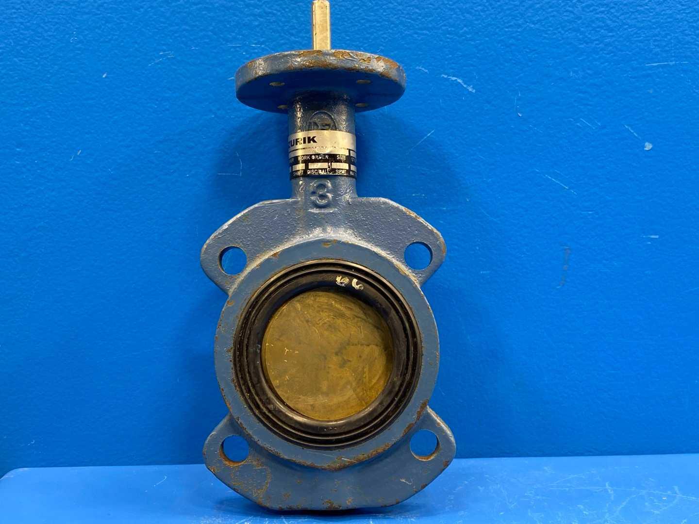 DeZurik 2100269R002 Size 3" Butterfly Valve CI Body 175 CWP 416 SHAFT