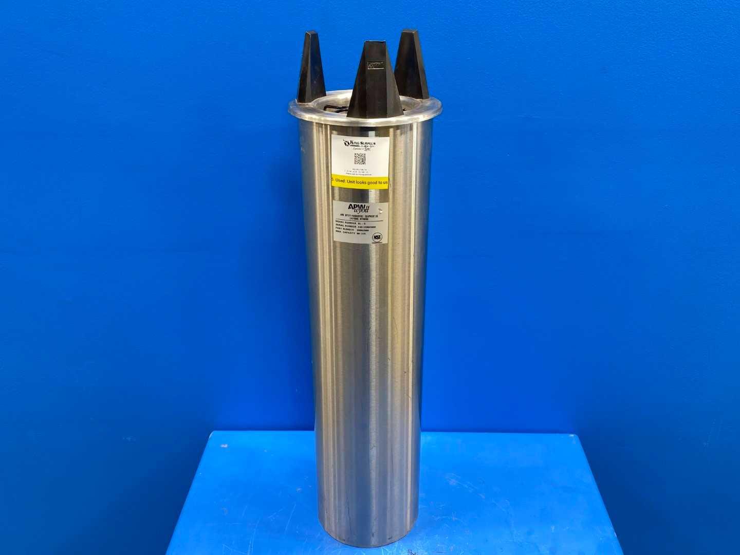 Wyott SL5 APW SL-5 Lowerator® Dish Dispenser Shielded Tubular Drop-in Style