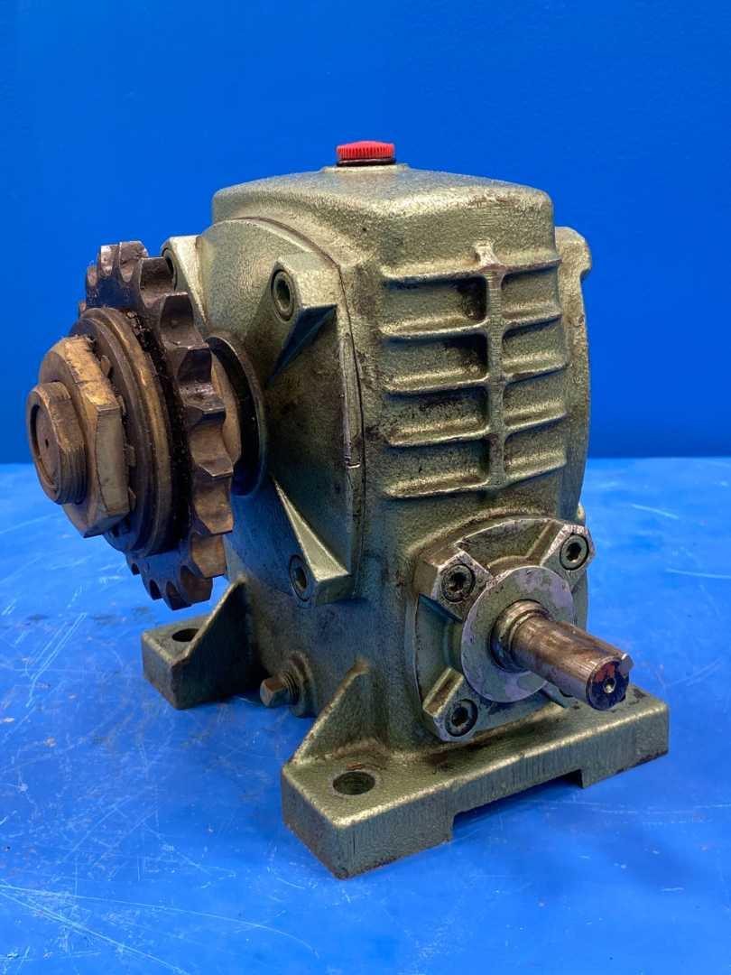 Bellpony Worm Gear Speed Reducer Gray with red cap