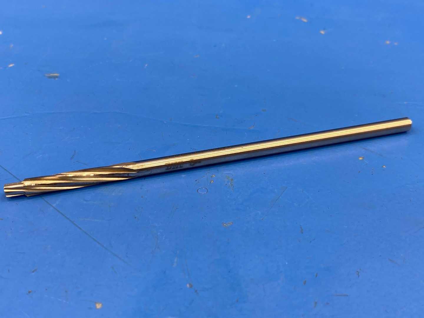 HSS Drill Reamer .240" Aircraft Tooling 900120-240, Spiral Flute x 6" Long, Used