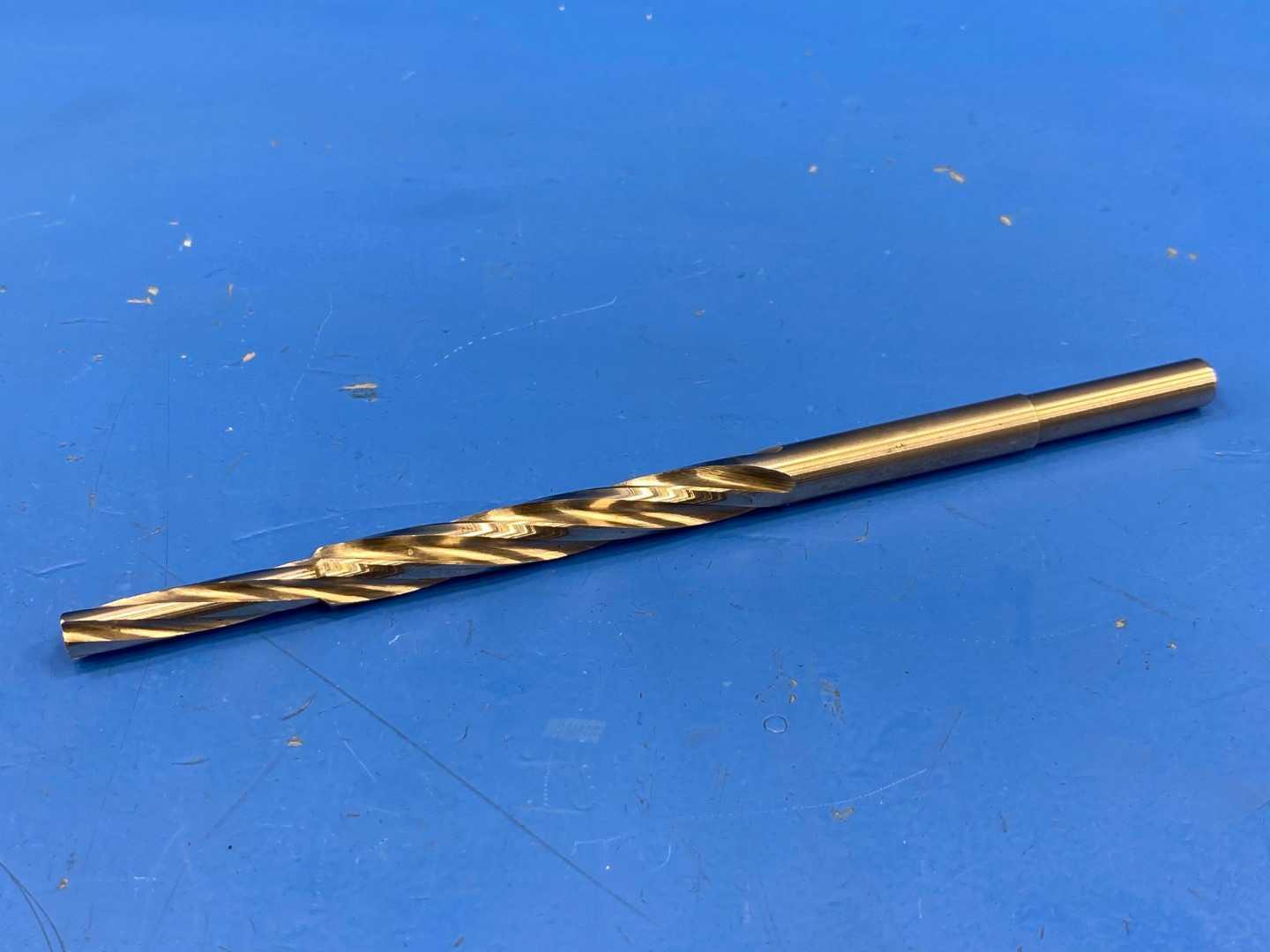 HSS Piloted Reamer 27/64" .4219 x .3100 Pilot, Spiral Flute, Used, Cleveland