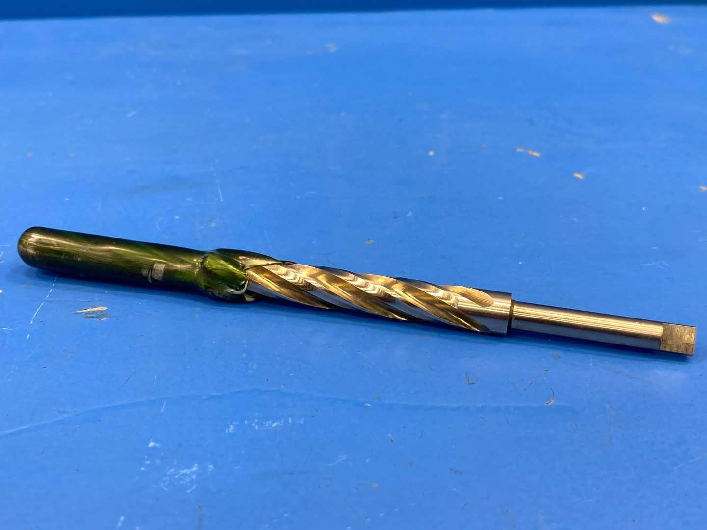 HSS Piloted Drill Reamer 3/8" .3750 x .2495 Pilot, TiAlN Coated Aircraft Tooling, Precision Twist Drill 369B626-067C