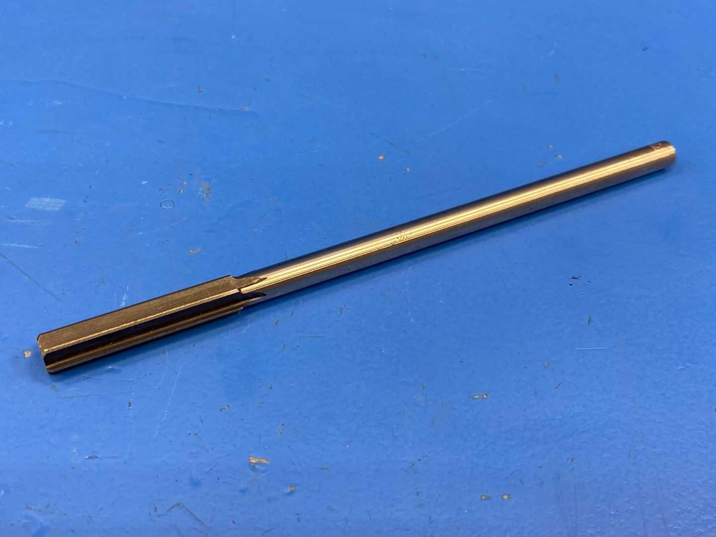 HSS Chucking Reamer 25/64" .3906 Straight Flute x 7" Long, Standard Tool USA