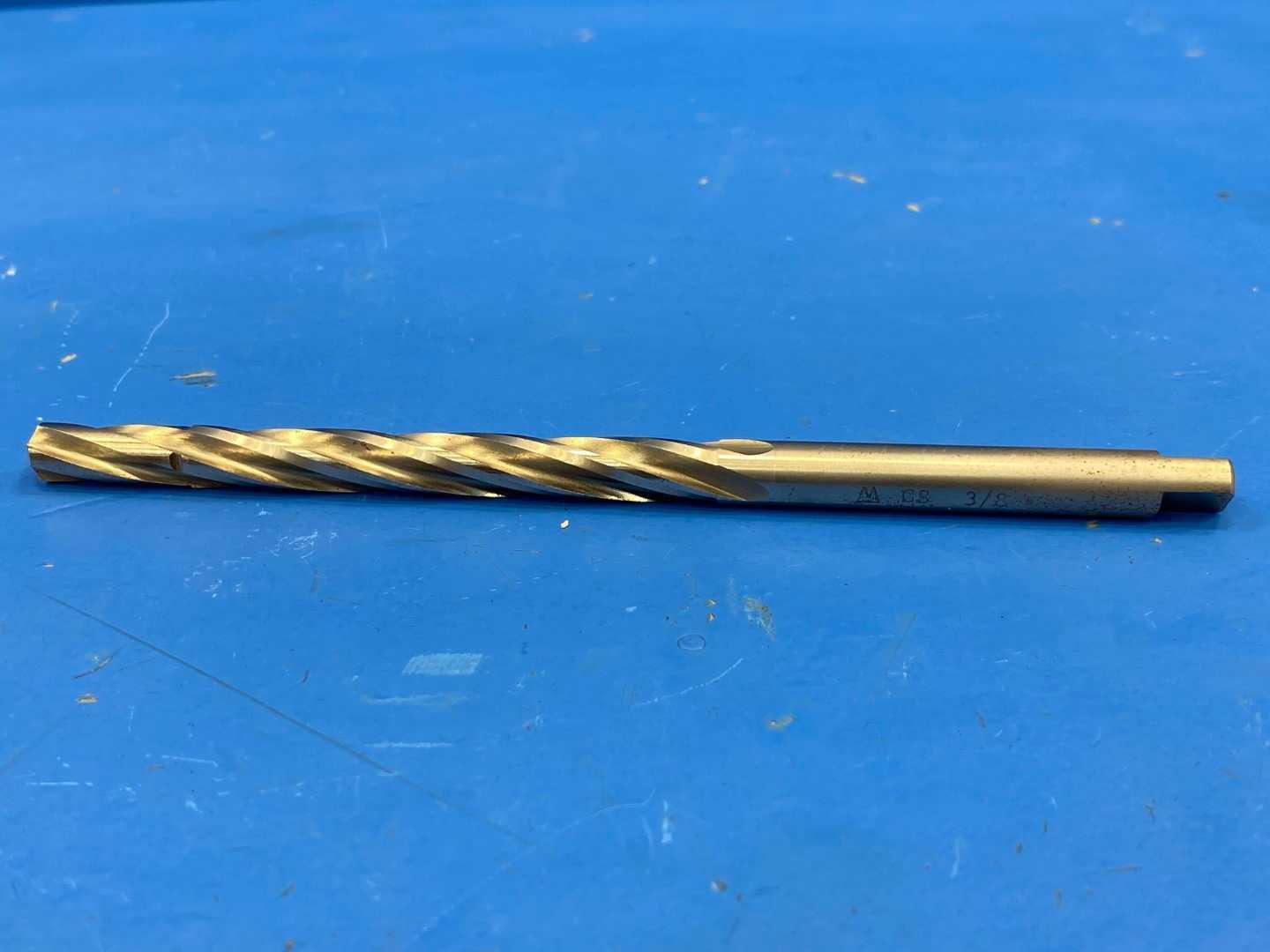 HSS Spiral Flute Chucking Reamer 3/8" .368 Diameter x 6-3/8" Long, Machine Reamer