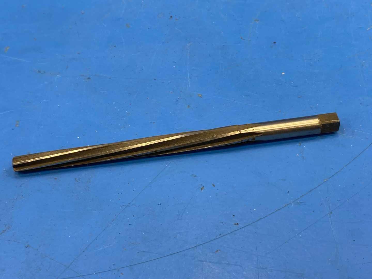 HSS Hand Reamer .300" Square Shank, Straight Flute x 5-1/2" Long, Appears Unused