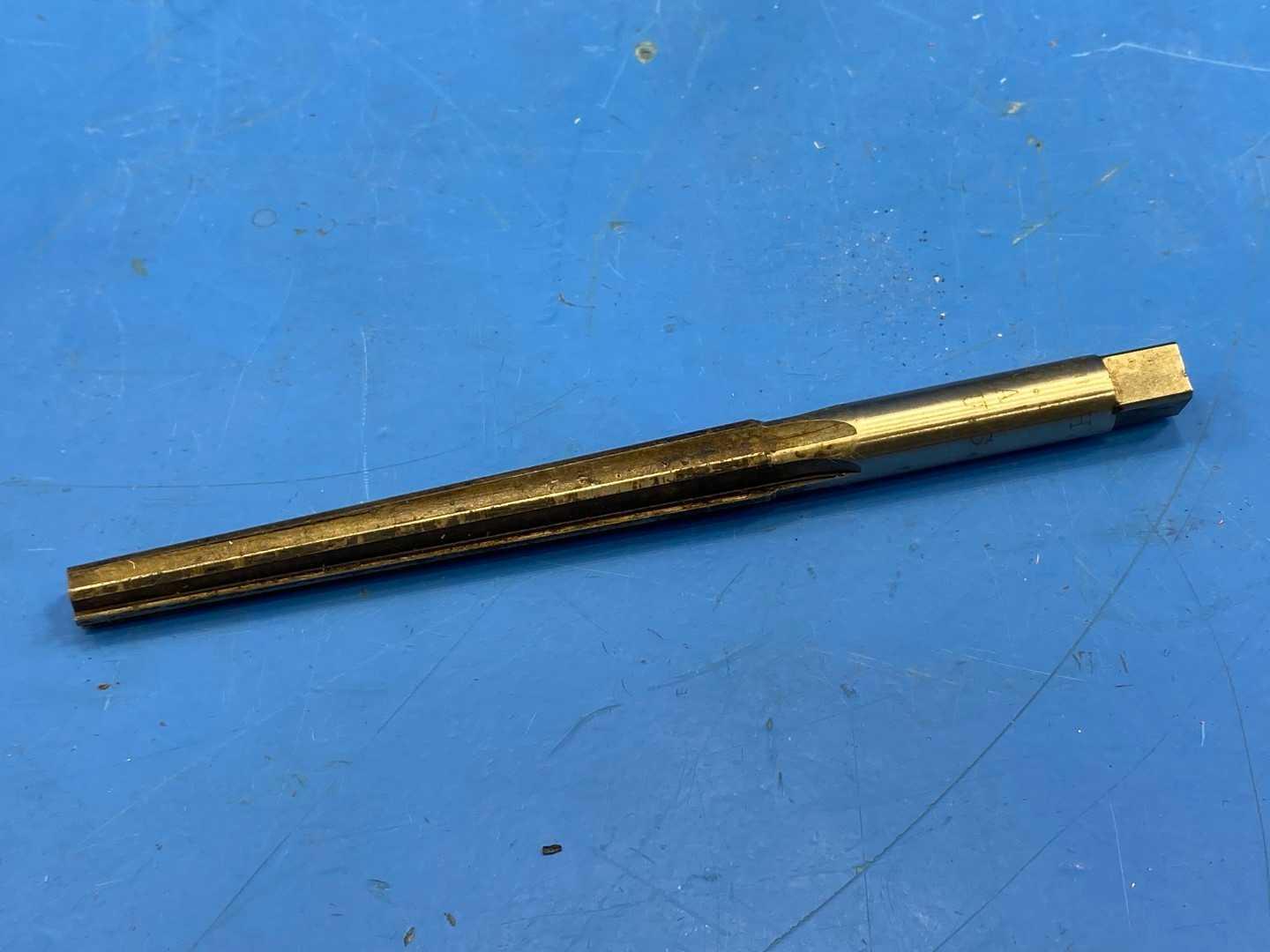 HSS Chucking Reamer .3100" Diameter x 5-1/2" Long, Used Machine Reamer