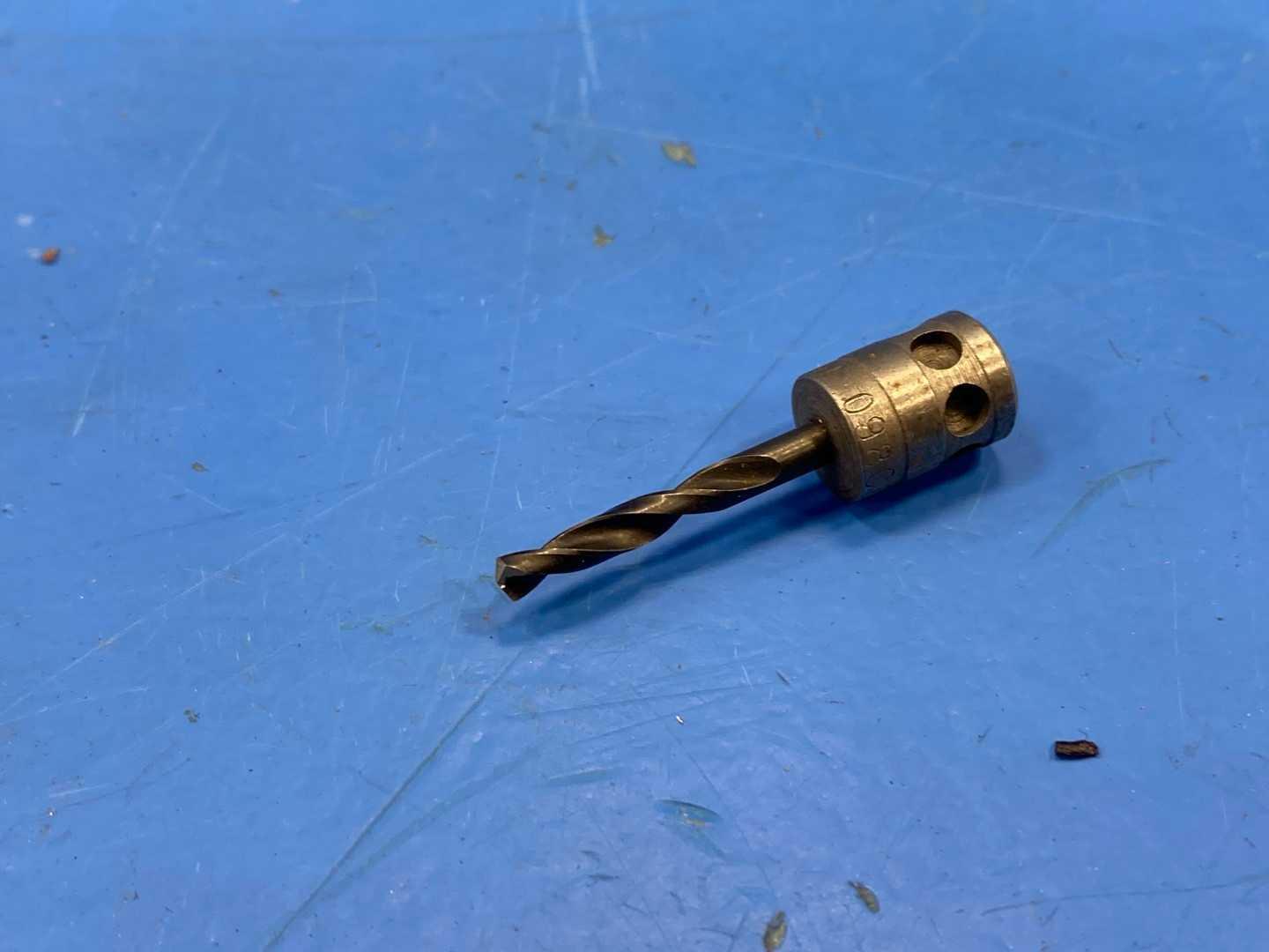 HSS Reamer .0980" Diameter x 1-1/8" Long, Spiral Flute, Used Small-Bore Machine Reamer
