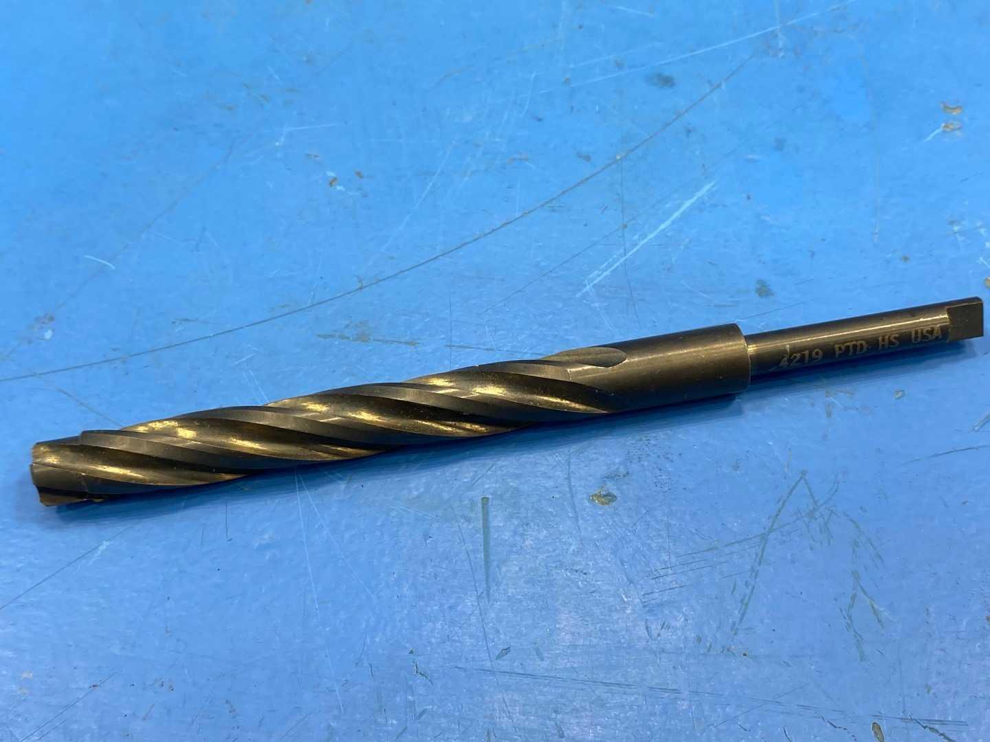 HSS Reamer 27/64" .4219 x 5-5/8" Aircraft Aerospace Tooling, MTD 869R621-EVA.C, Appears Unused