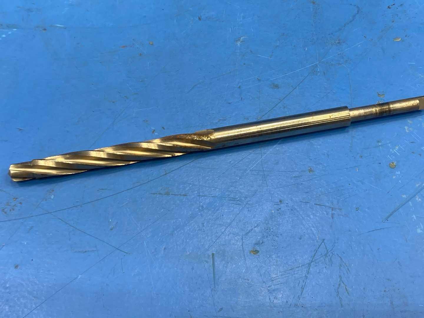 HSS Spiral Flute Reamer 3/8" .375 Diameter x 7-1/2" Long, Machine Reamer