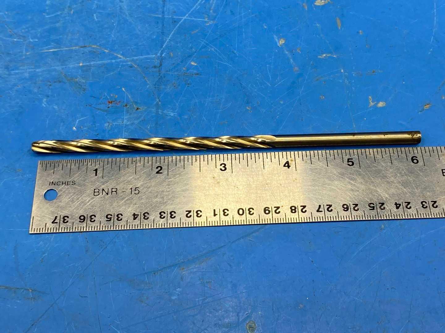 HSS Piloted Reamer .2055" x .1920 Pilot, TiN Coated x 6" Aircraft Aviation Tooling, Semco