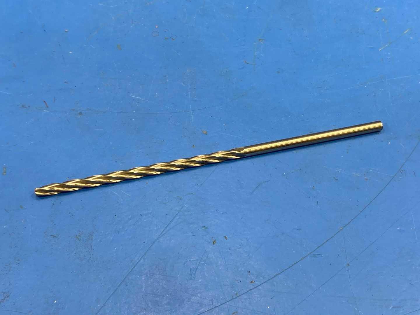 HSS Piloted Reamer 11/64" .1719 x .1562 Pilot, TiN Coated Spiral Flute, Appears Unused