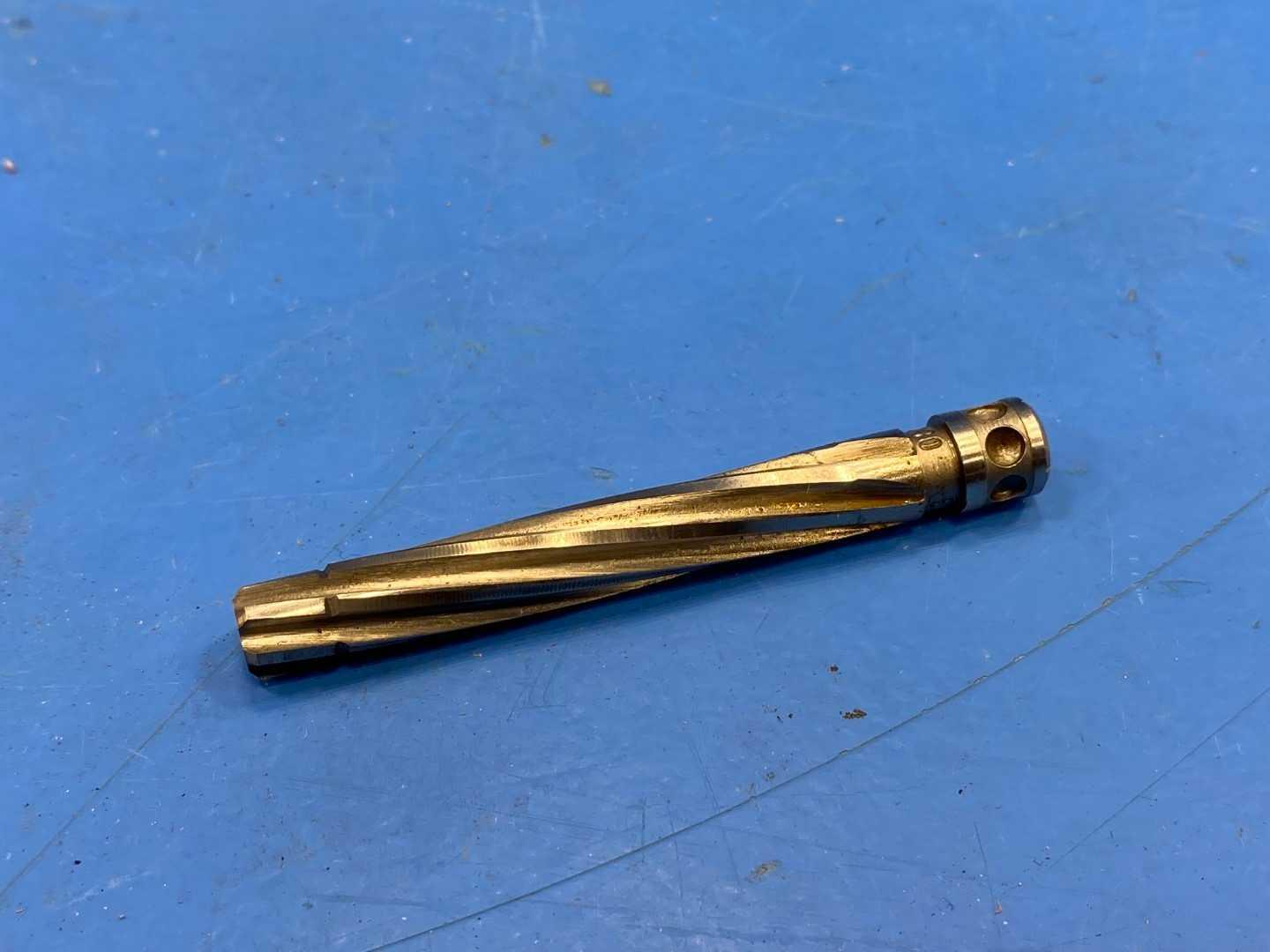 HSS Chucking Reamer .2875" TiN Coated x 2-5/16" Long, Aircraft Tooling 375B854-278C5 NIB