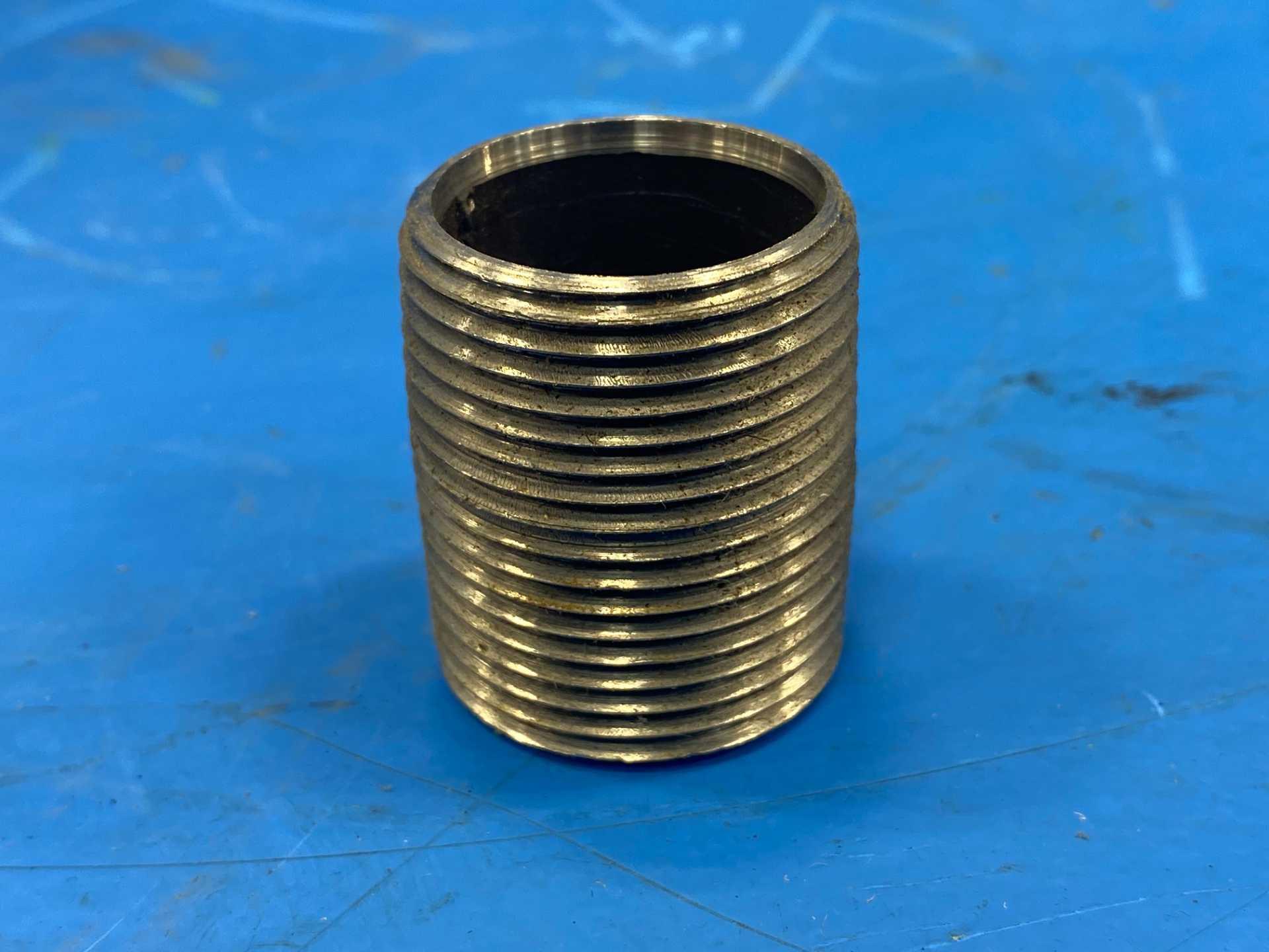 1"x Close Black Steel Pipe Nipple 78347 