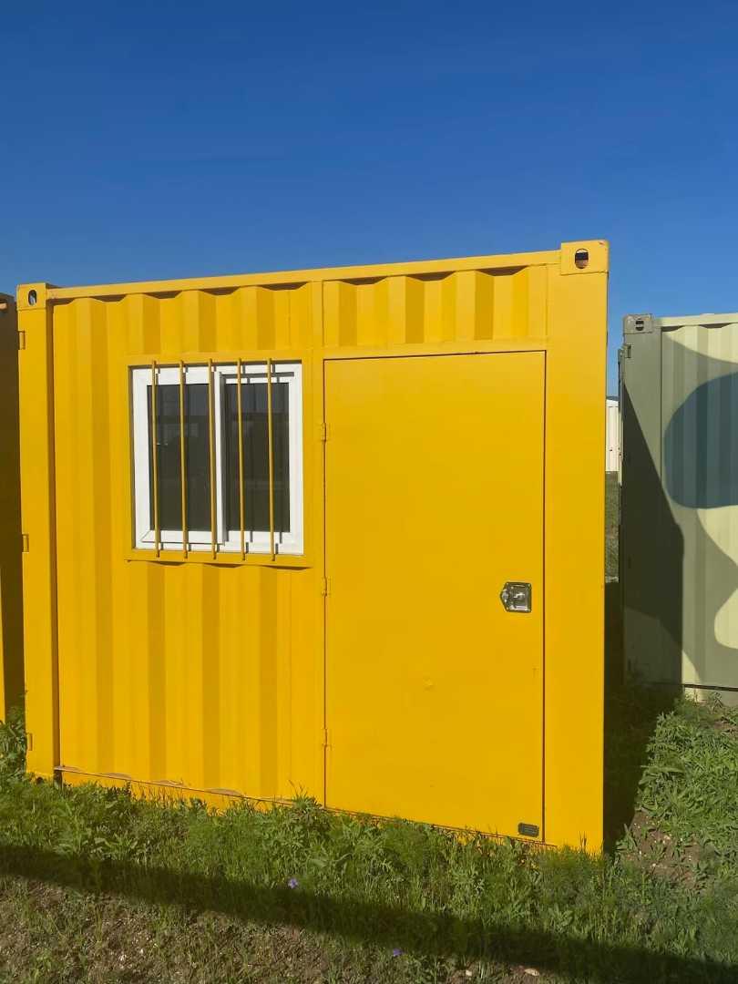 TMG SC09 9 ft CUSTOM BUILT OFFICE CONTAINER Yellow / Orange