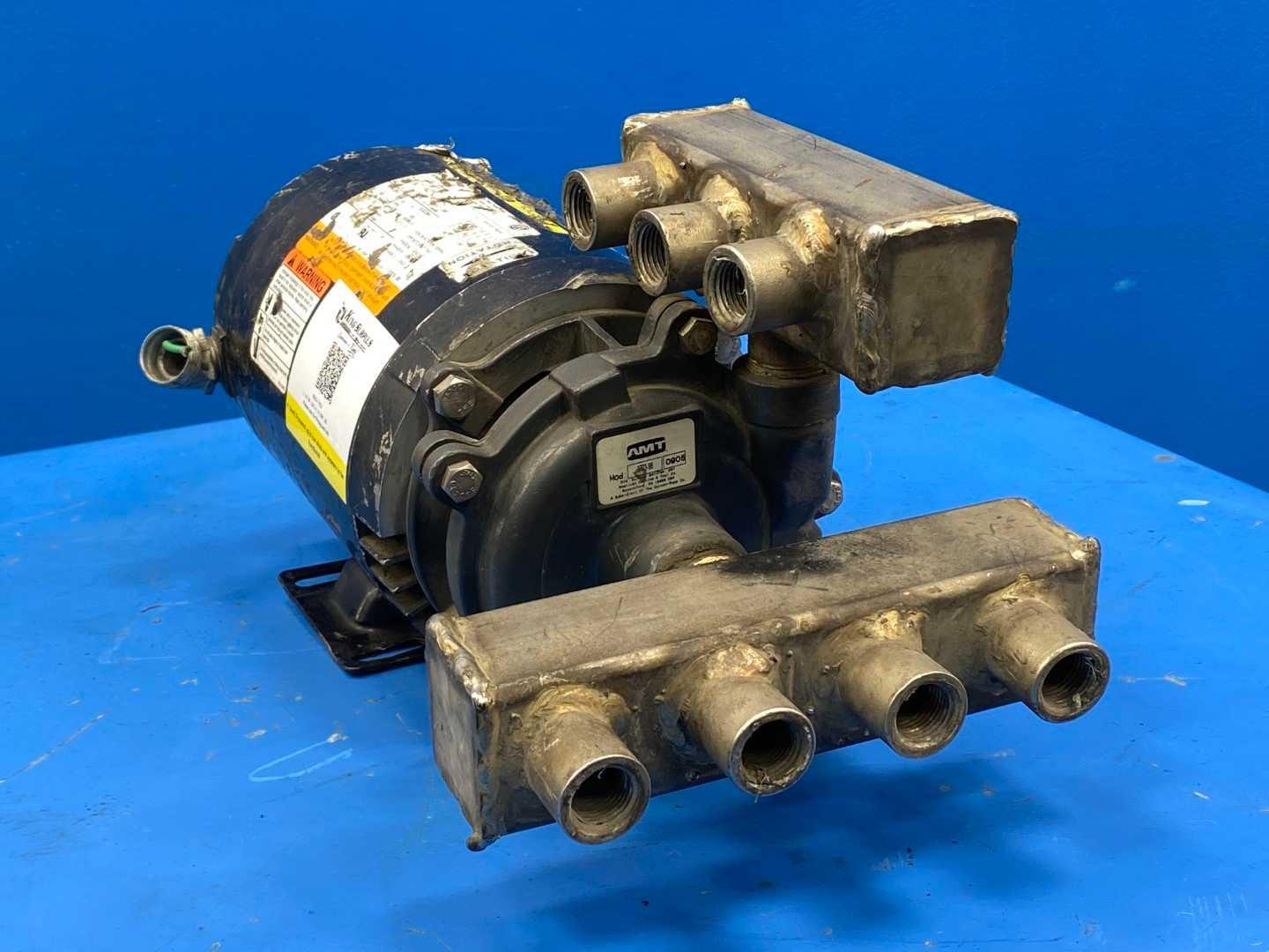 1/2 HP Pump Motor 3450 RPM 3PH 208-230/460V 66J Frame Emerson AMT 1626-13-00 Mod 3703-98