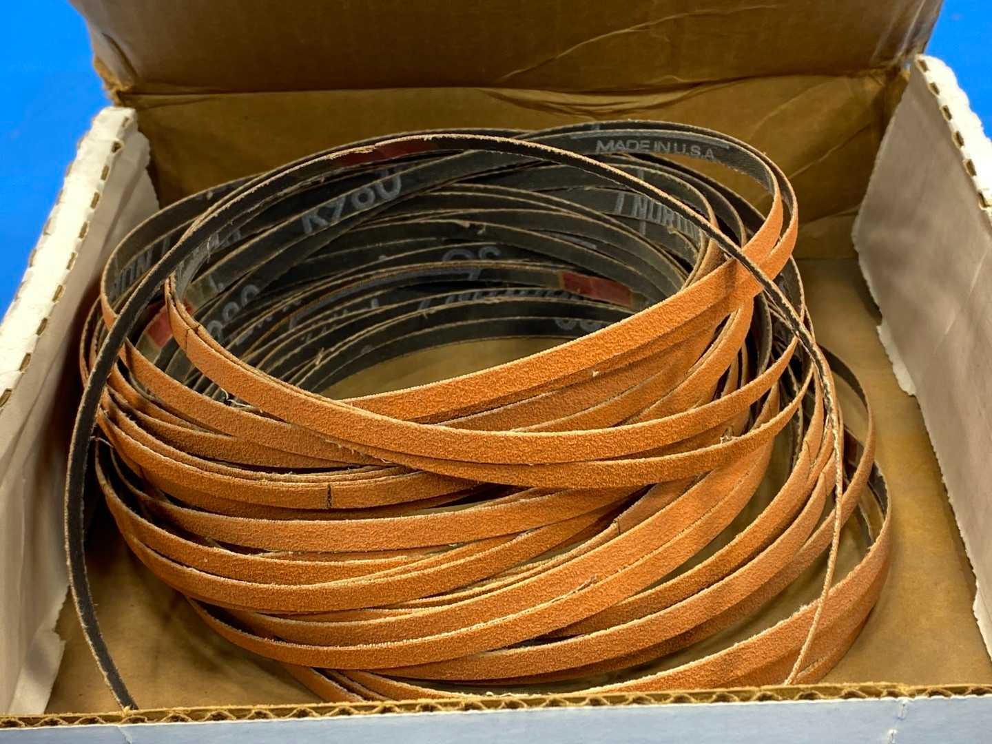 Norton R980P Grit 120 1/4"x18" Belts (Box of 40)