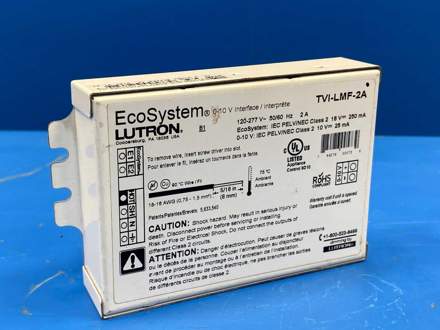Lutron TVI-LMF-2A EcoSystem 0-10v Interface