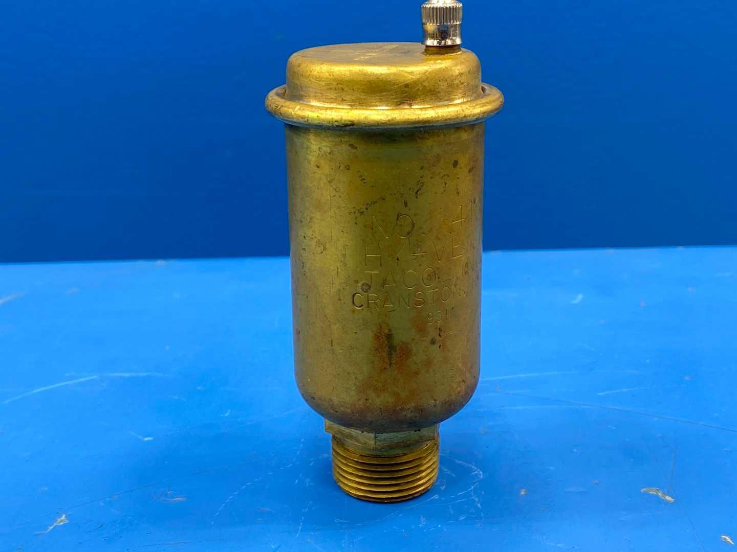 Taco, Inc. No. 418 Hy-Vent Taco Automatic Air Release Valve Brass 1/8" NPT