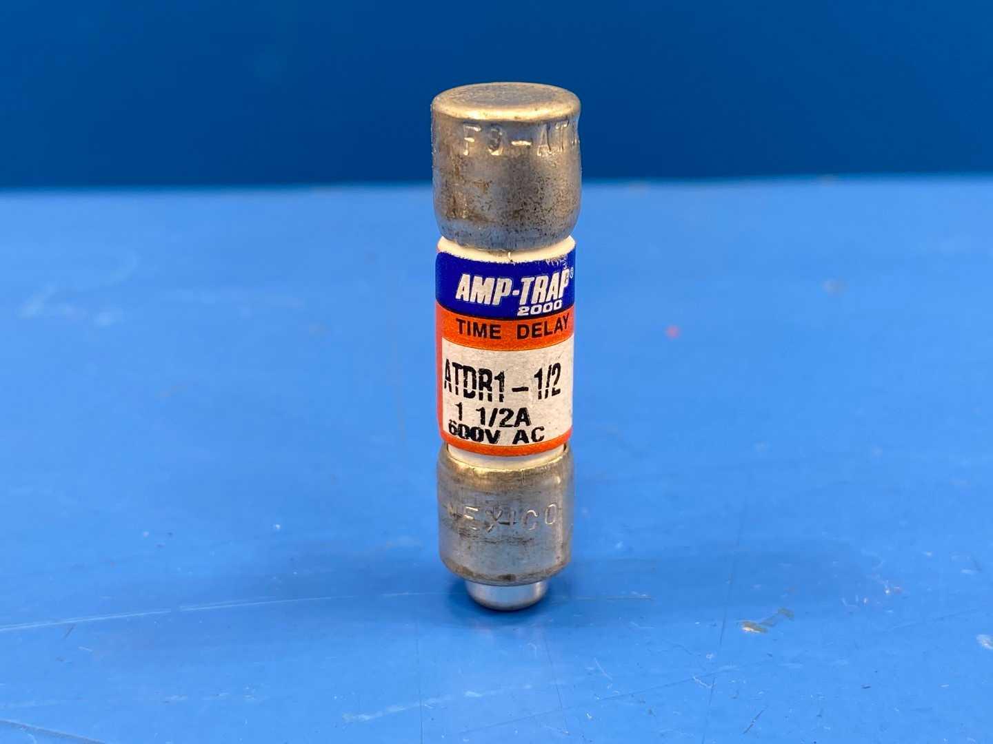 1-1/2 Amp Class CC Time Delay Fuse 600V Mersen Amp-Trap 2000 ATDR-1-1/2