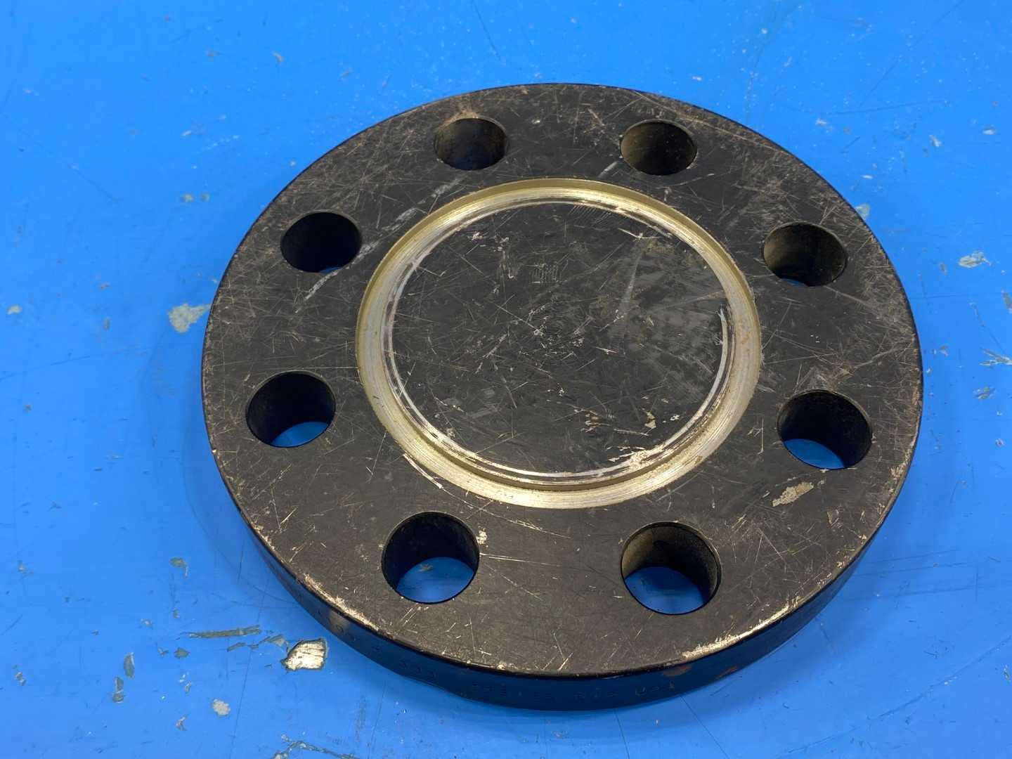 Kerkau A105 2 300 228128 B16 6-1\2" OD x 3-1\2 ID Blind Flange 8 Holes
