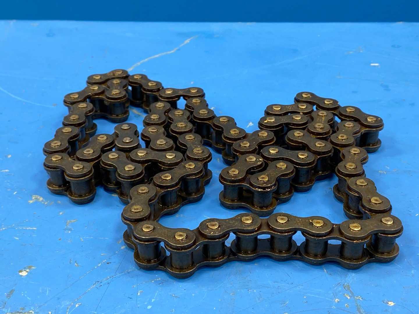 Morse oller Chain 37 Connecting Links 24" length 50 USA Roller 37 24"