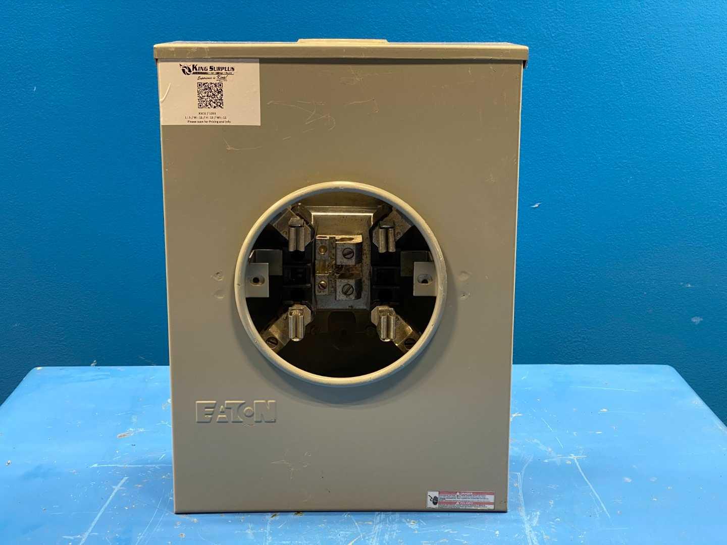 Eaton UNRRS111BEUSE 125 Amp Socket Meter Cutler-Hammer 600VAC Single Phase 3-Wire Type 3R Enclosure