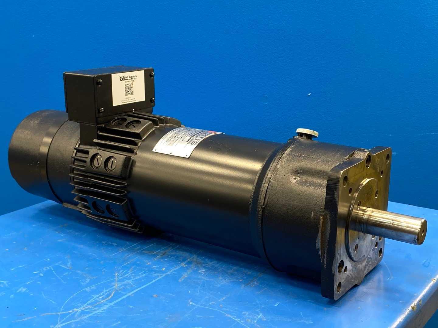 Elwood Gettys M-234-H6CA-90SV 180LB-IN 120VAC 50/60Hz Brake Stall 3000RPM 200 Stall TENV Permanent Magnet DC Servo Motor