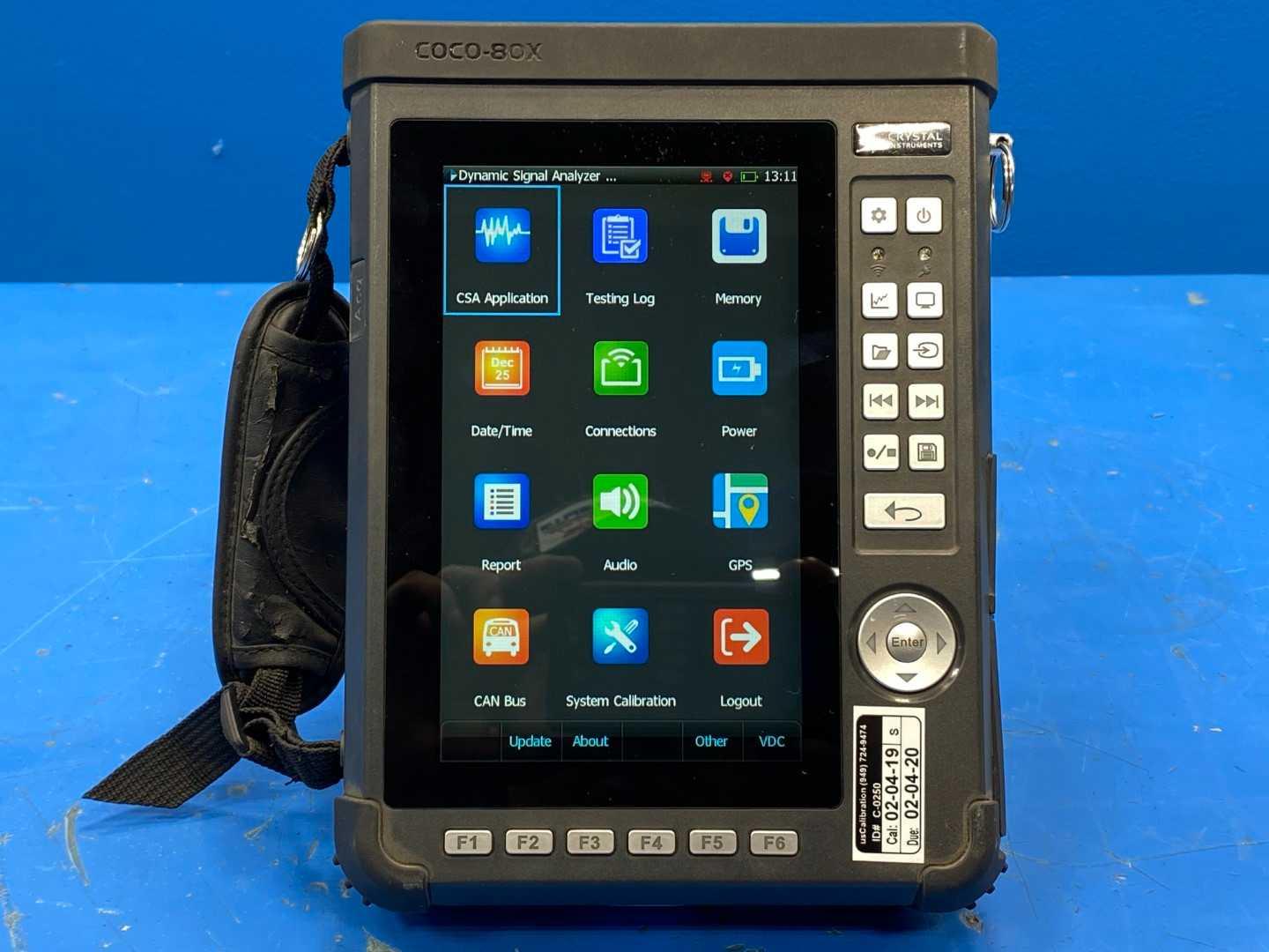 Handheld Vibration Analyzer Data Collector Crystal Instruments CoCo-80X 8-Channel 2016 Dynamic Signal Analyzer