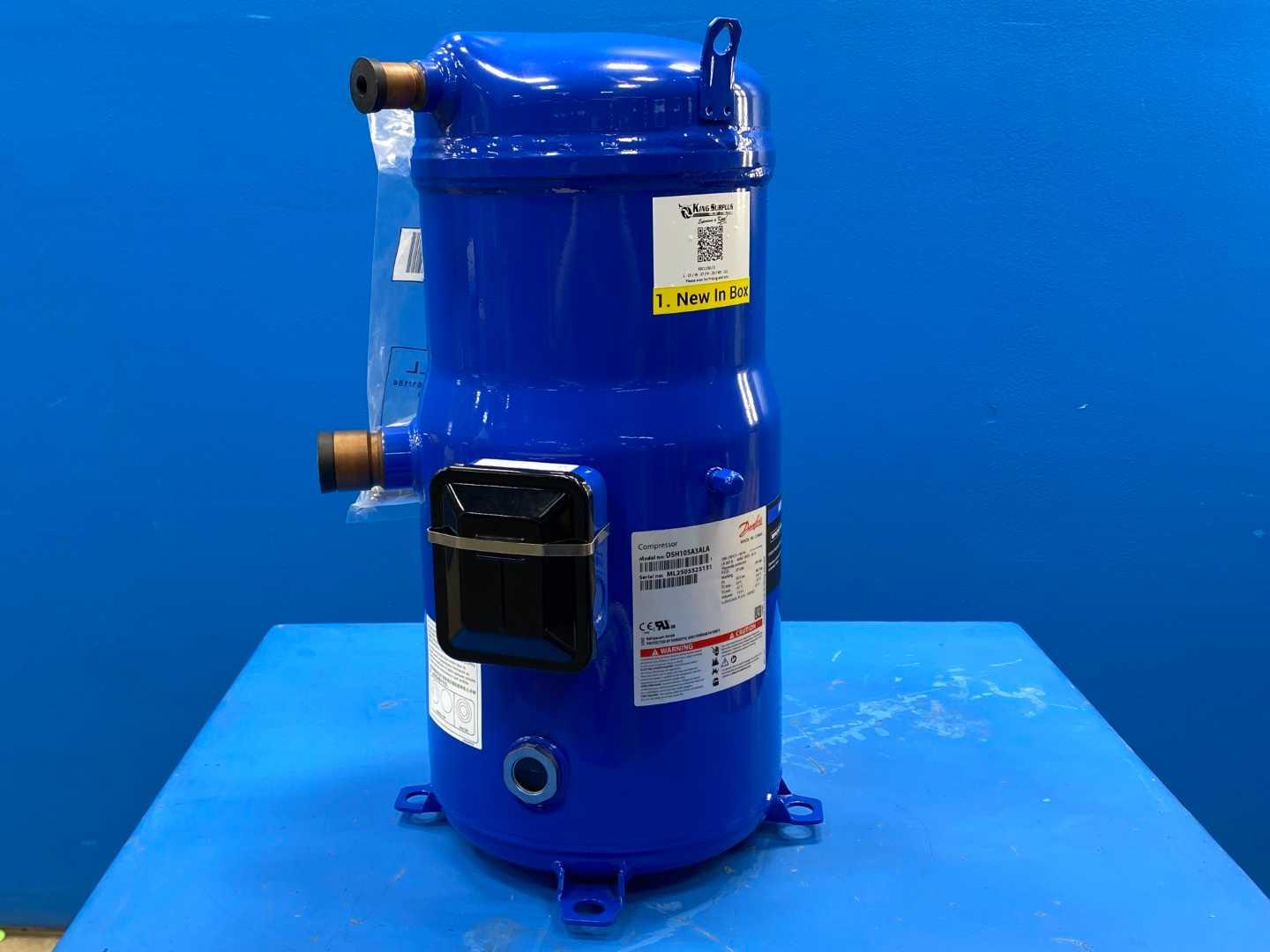 Danfoss Scroll Compressor 8.5 Ton 102,000 BTU DSH105A3ALA 200-230V 3 Phase R410A