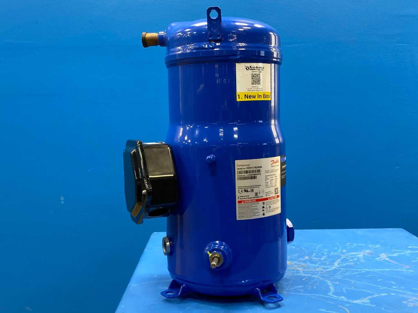 Danfoss Scroll Compressor 10 Ton 120,000 BTU VZH117BJANA 200-240V 3 Phase R410A Variable Speed Inverter