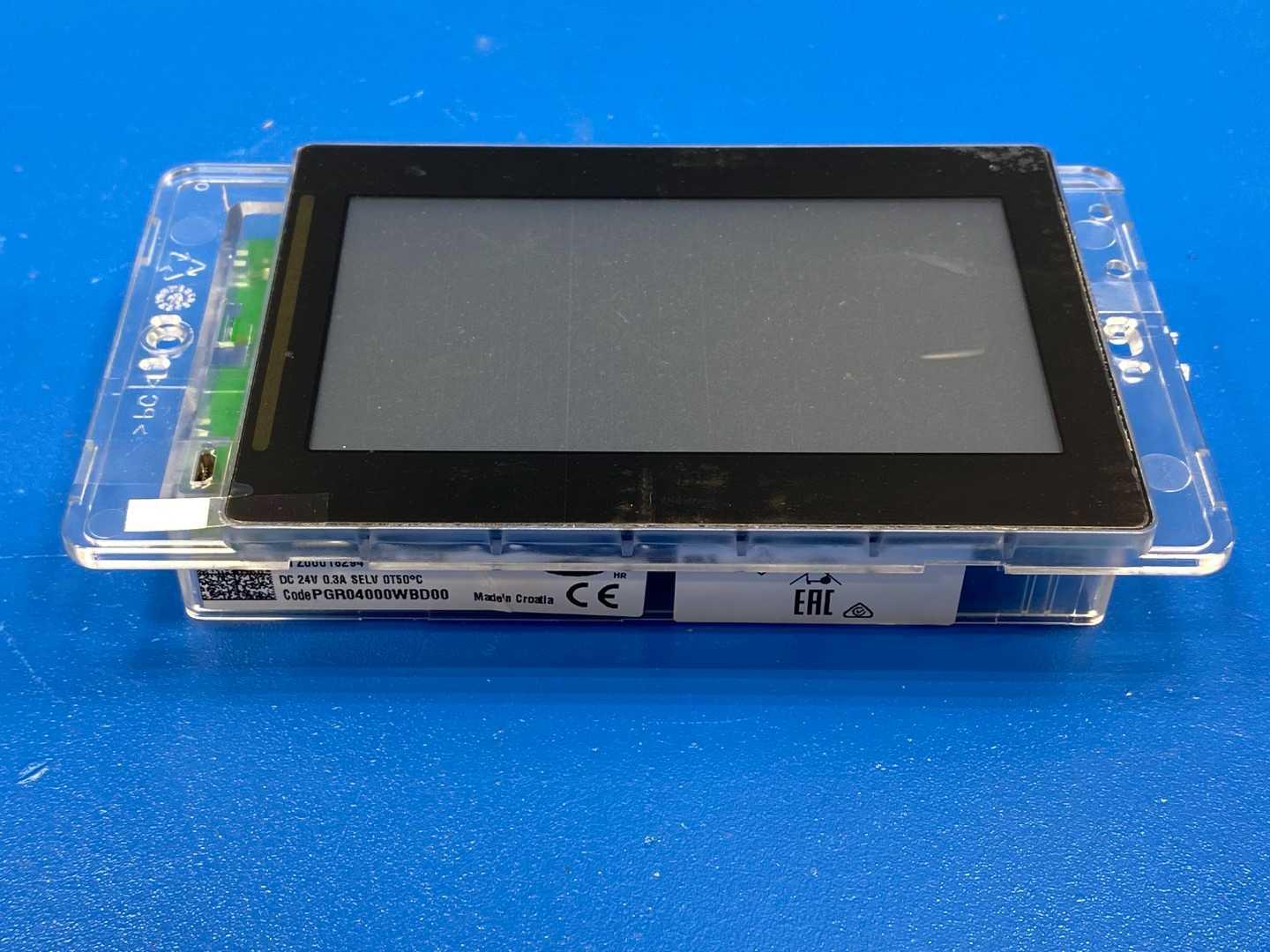 Carel pGDx Touch 4.3" Wall Mount Digital Display PGR04000WBD00 24V No Frame - New