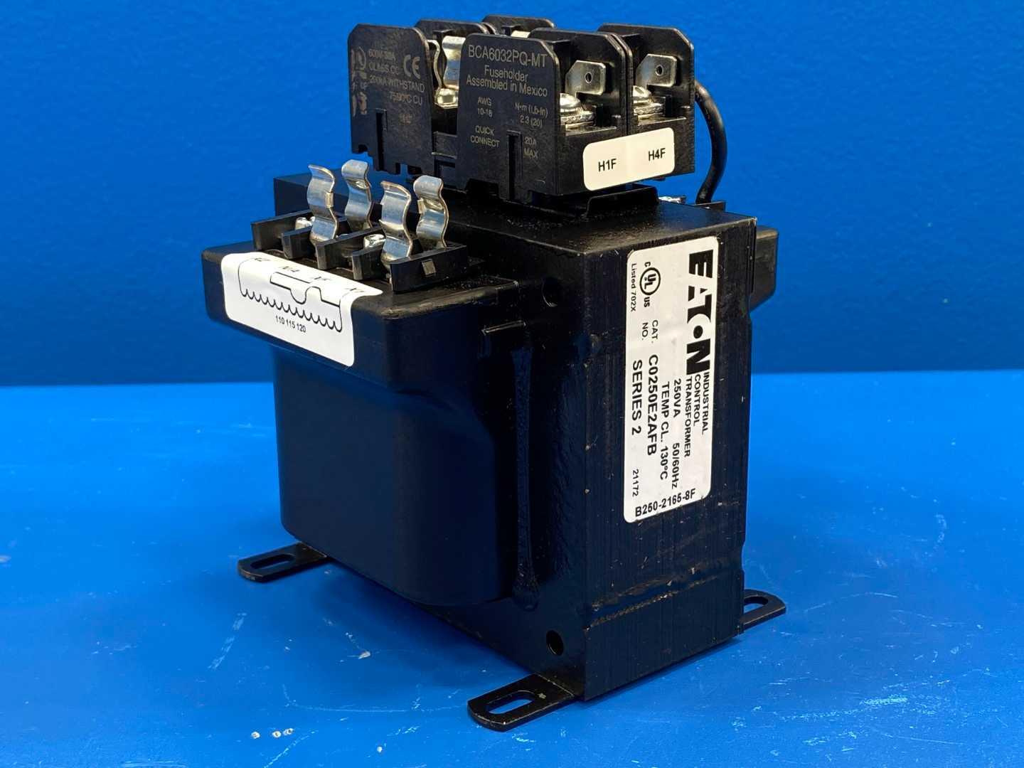 230/460V to 115V 250 VA Single-Phase Industrial Control Transformer 50/60Hz Eaton C0250E2AFB