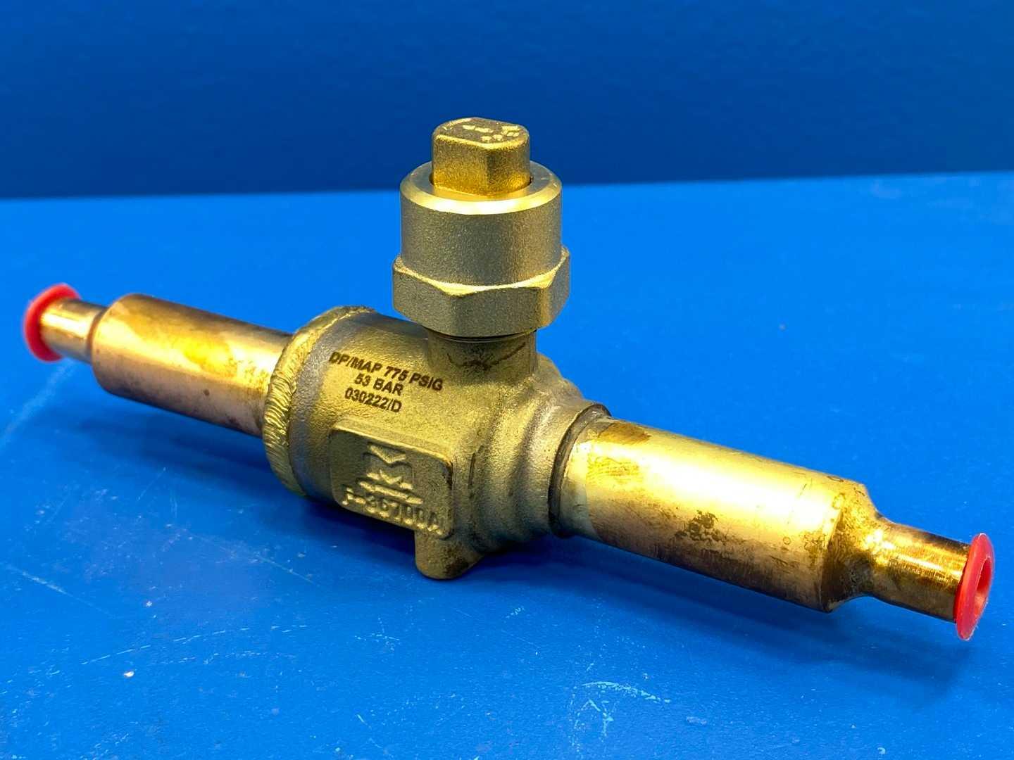 1/4" Refrigeration Ball Valve HVAC Solder Mueller Cyclemaster Full Port 775 PSIG New AP17859