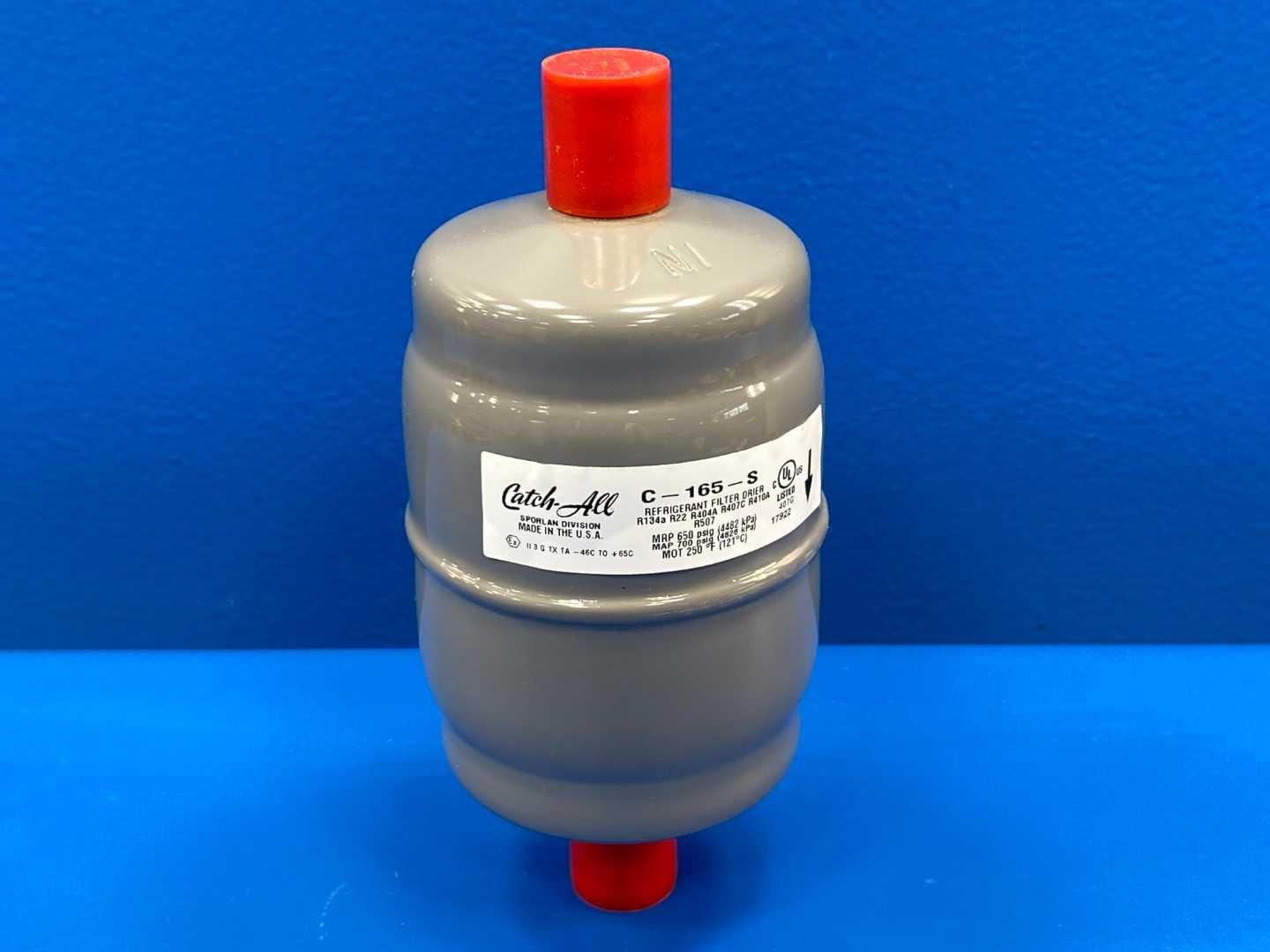 Liquid Line Filter Drier 5/8" ODF Sporlan C-165-S Catch-All Refrigerant 650 PSI