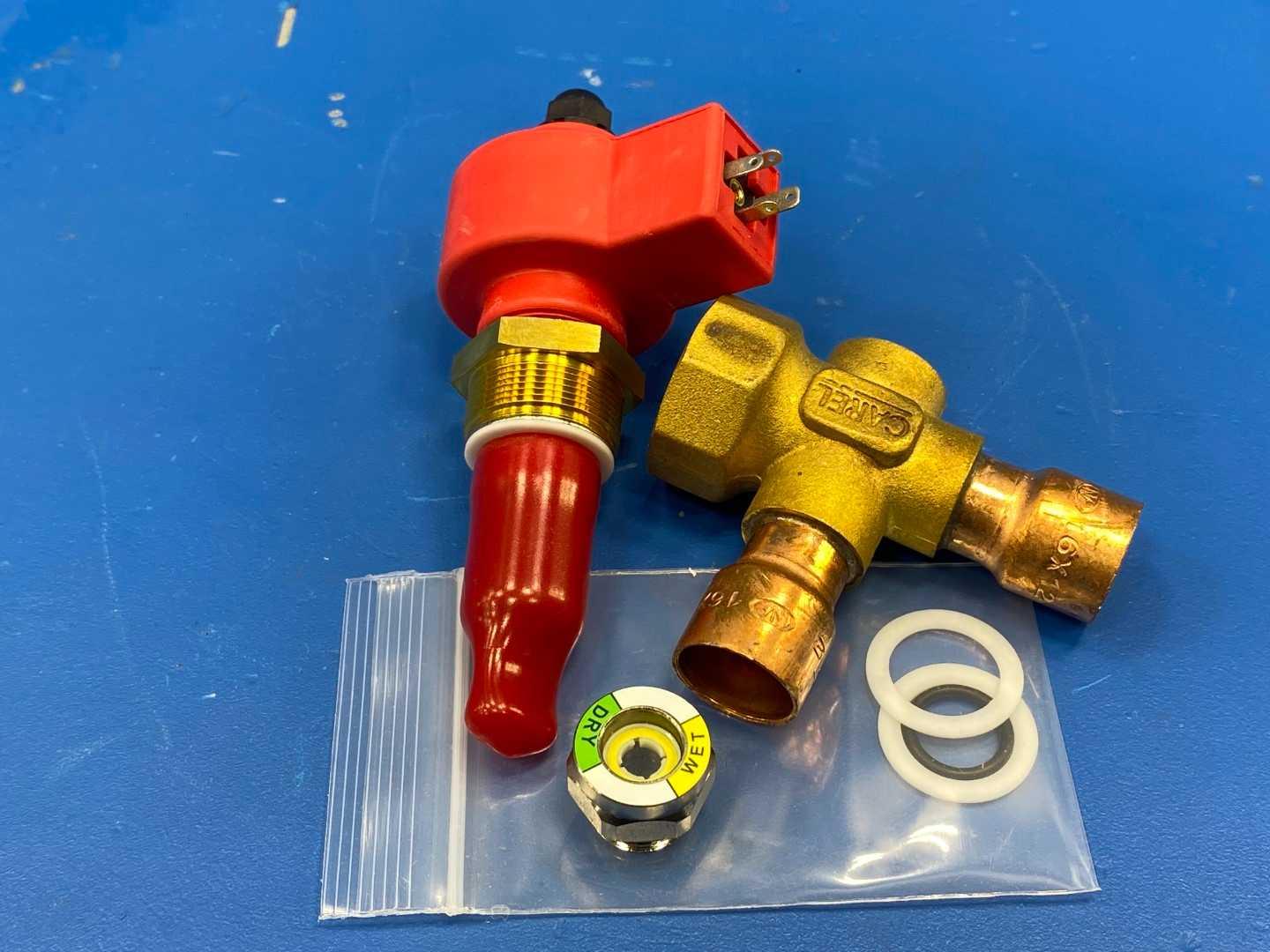 Carel E2V24SSM00 Electronic Expansion Valve 5/8" x 5/8" with Sight Glass Rev. 1.0
