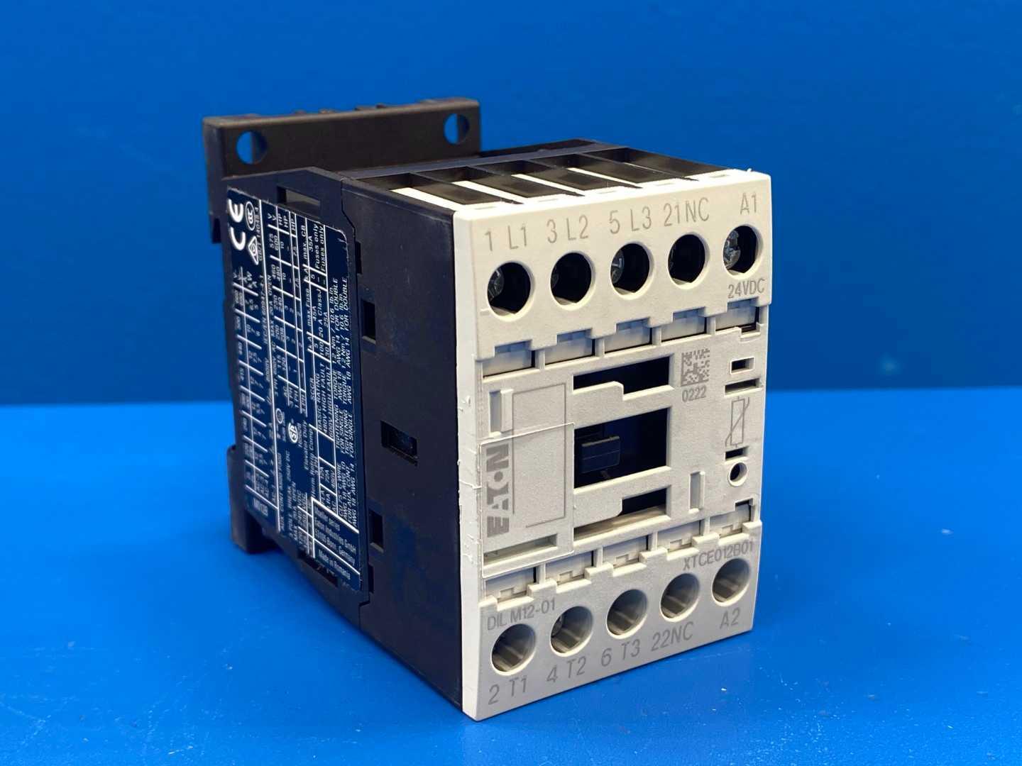 Eaton XTCE012B01TD Contactor , Type DILM12-01, 24VDC