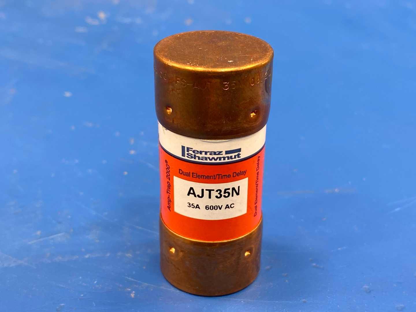 35 Amp Class J Time Delay Fuse 600V Mersen Amp-Trap 2000 AJT-35N