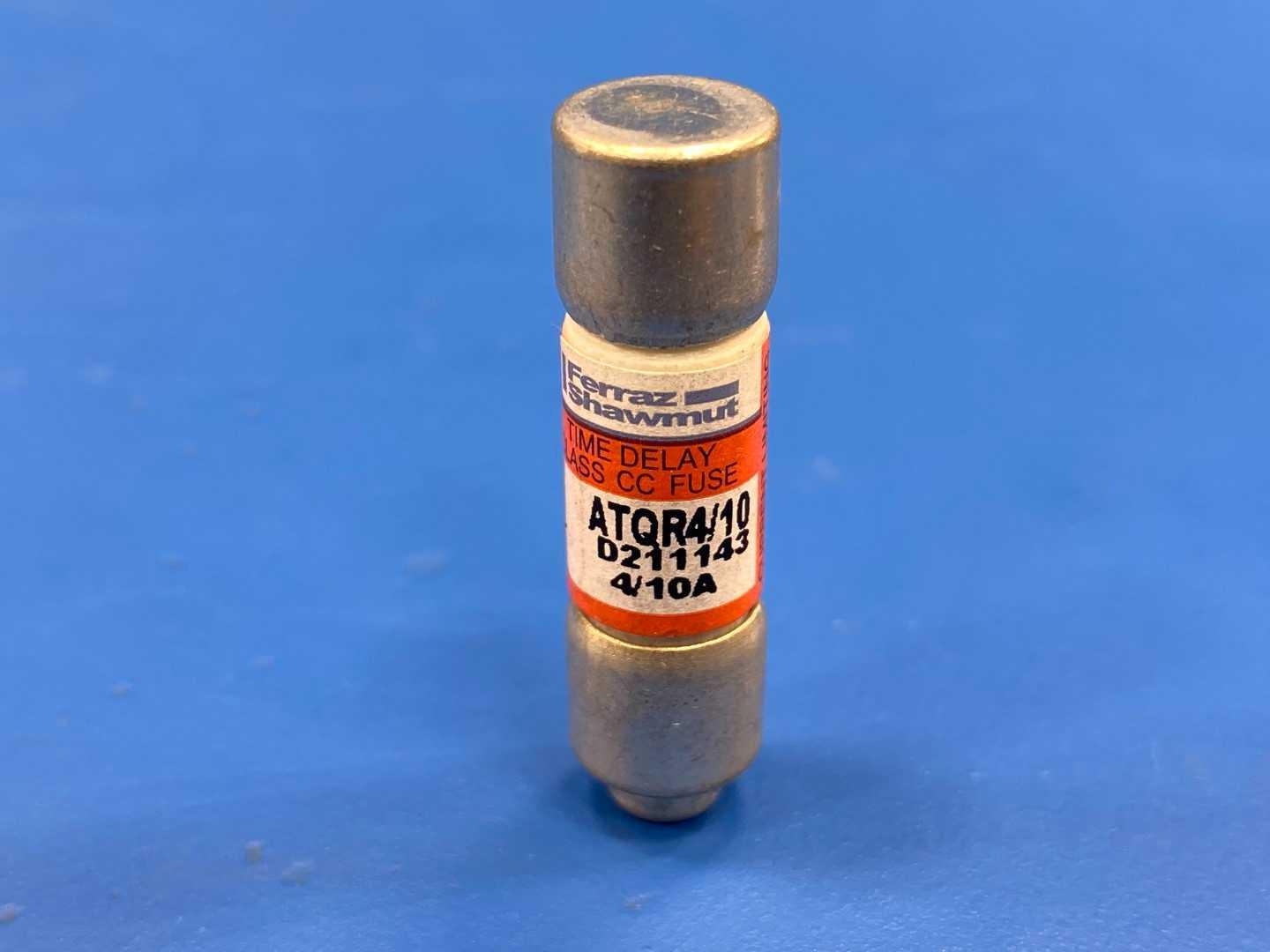 4/10 Amp Class CC Time Delay Fuse 600V Mersen Amp-Trap 2000 ATQR-4/10