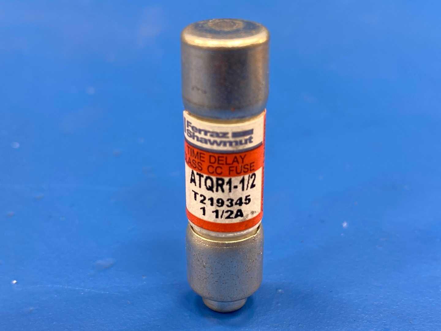 1-1/2 Amp Class CC Time Delay Fuse 600V Mersen Amp-Trap 2000 ATQR-1-1/2