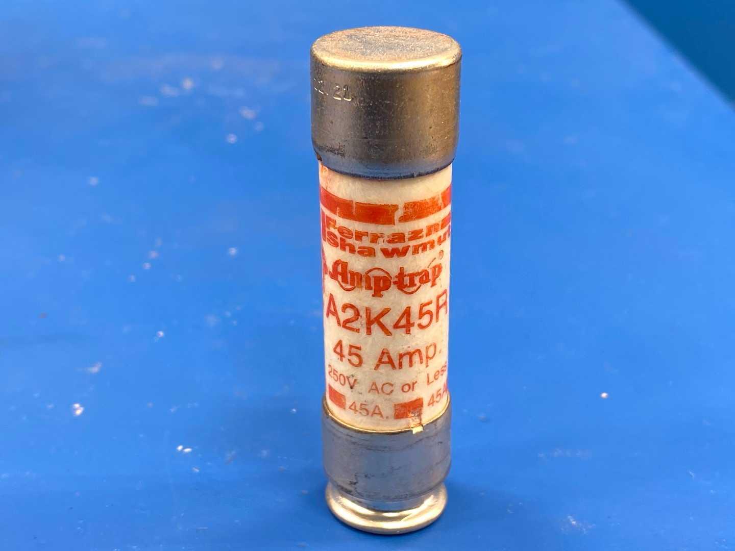 45 Amp Class RK1 Fast-Acting Fuse 250V Mersen Amp-Trap A2K-45R